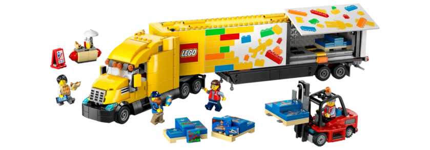 Yellow LEGO Delivery TruckLEGO investment